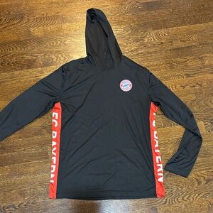 Black and Red FC Bayern Hoodie